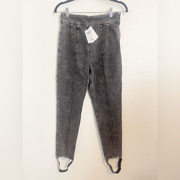 Isabel Marant Nanouli high waist stirrup skinny jeans in faded black. 38. NWT - Picture 6 of 14